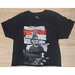 Boyz In The Hood Homemade Cut-Off Croptop Girls T-Shirt Size XS Extra Small